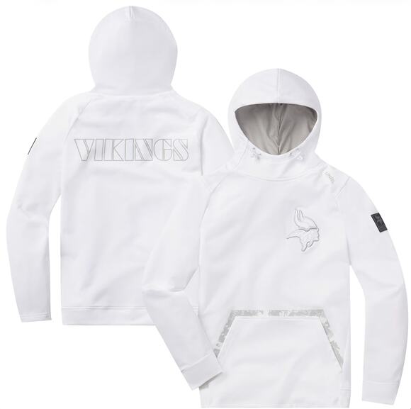 UNRL Other - UNRL x Minnesota Vikings 2023 White Out Crossover Hoodie Mens XXL